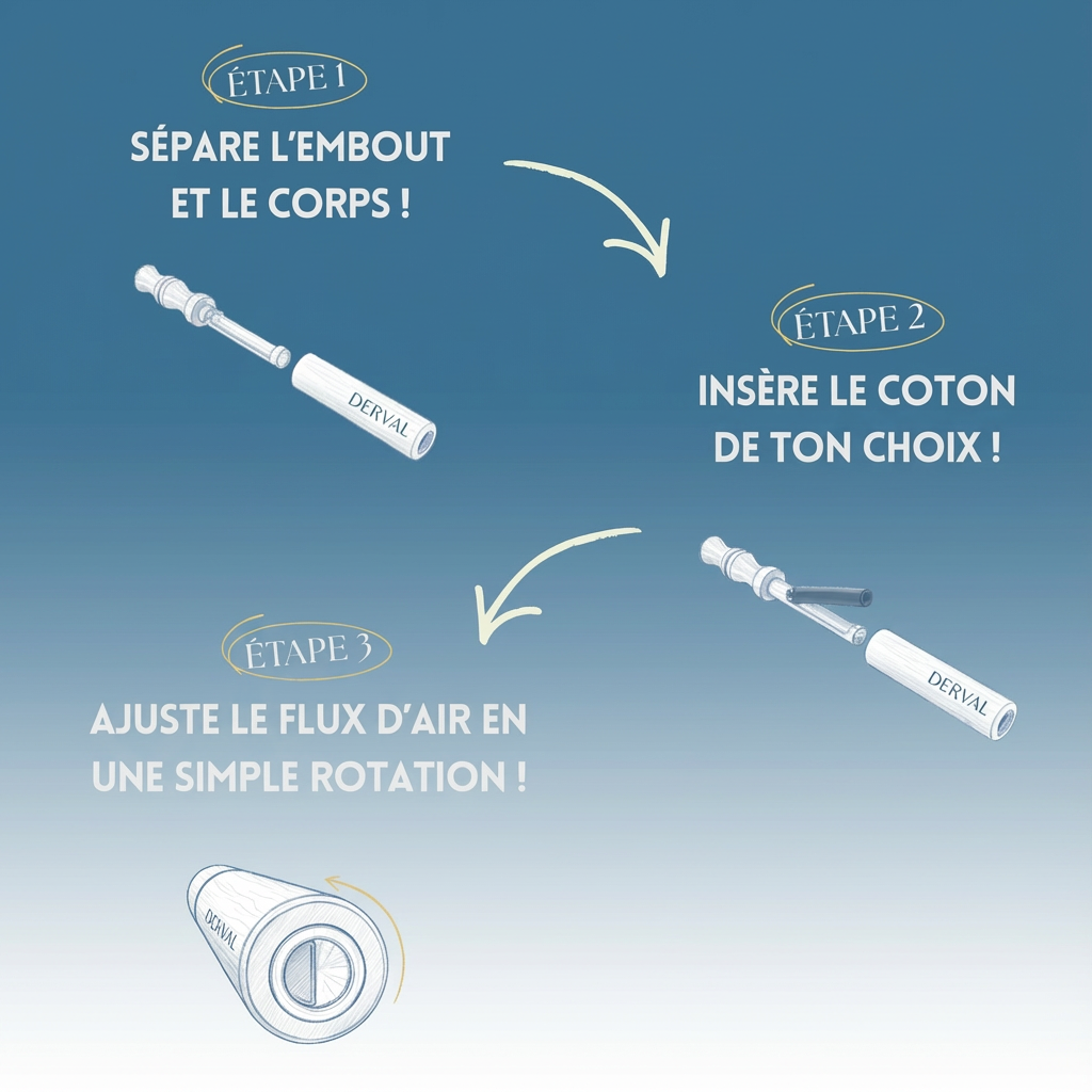 DervalStick™ - Inhalateur Naturel Anti-Tabac